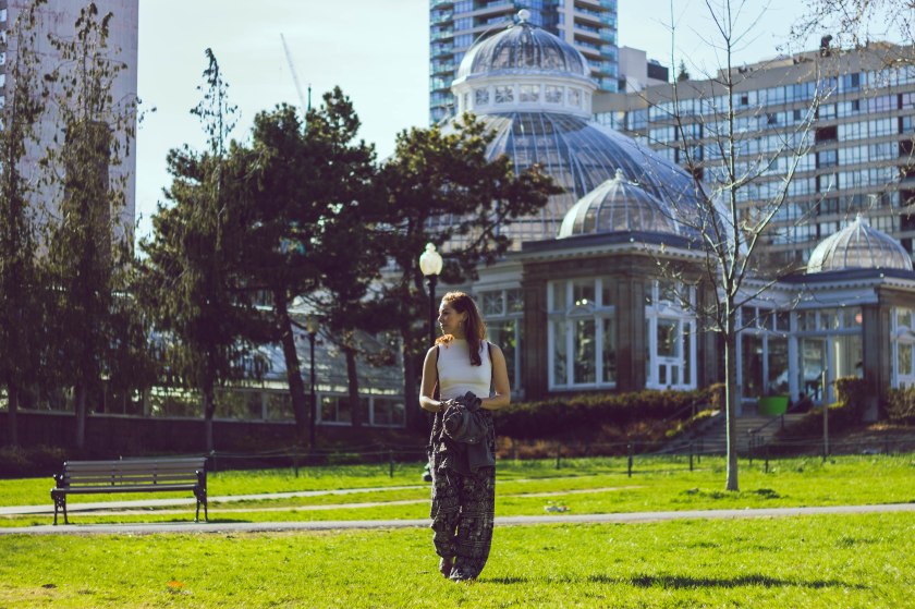 Model, woman, portrait, toronto, allan gardens, greenhouse