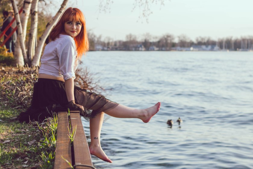 Model, redhead, toronto, portait, city, toronto island