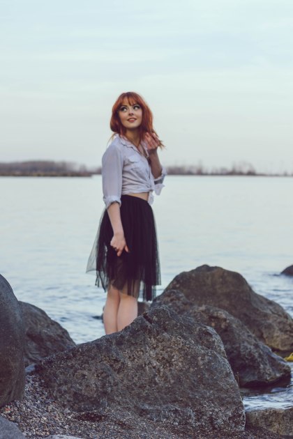 Model, redhead, toronto, portait, city, toronto island
