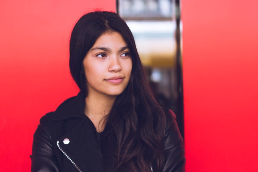 woman, portrait, toronto, model, red