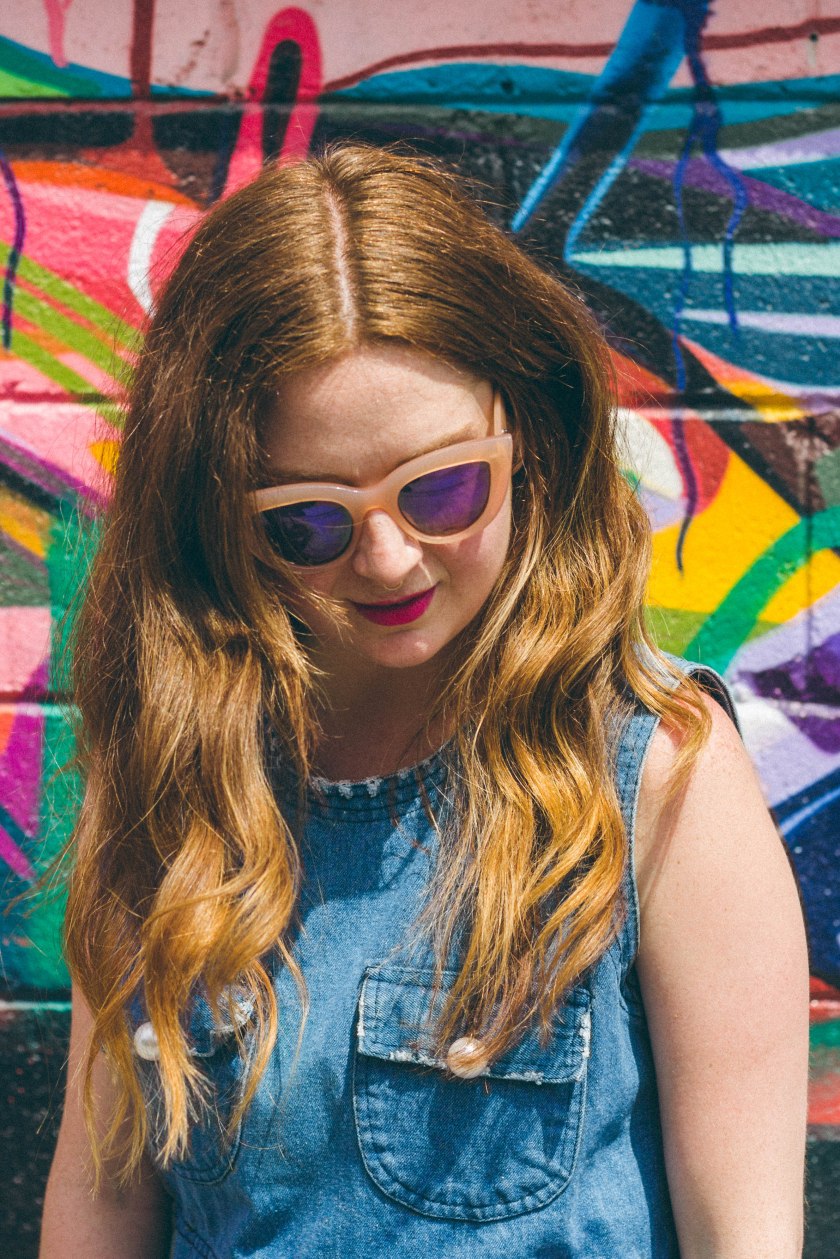 woman, model, fashion, toronto, portrait, art, graffiti