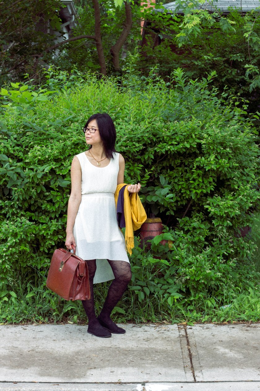 Woman, portrait, toronto, green