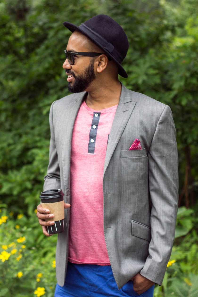 Portrait, style, fashion, park, man, toronto